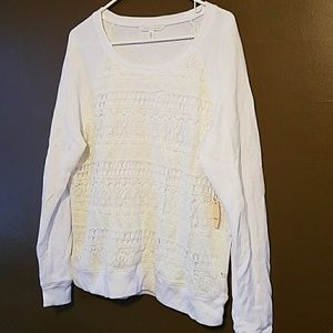 Victoria's Secret white sweatshirt NEW WITH TAGS